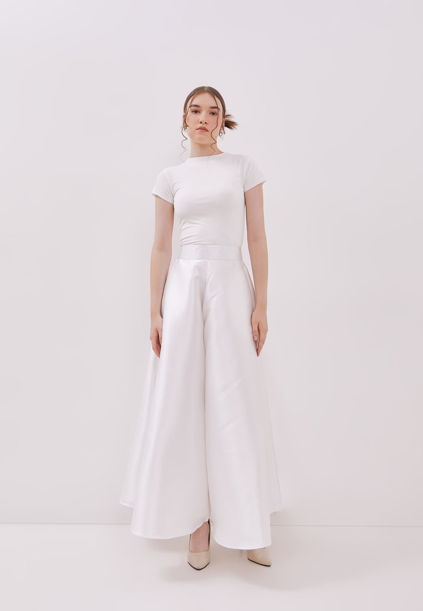 ACEWIN Basic Ankle Length Culottes with Tie-belt (Free Size) 501760 main image 0