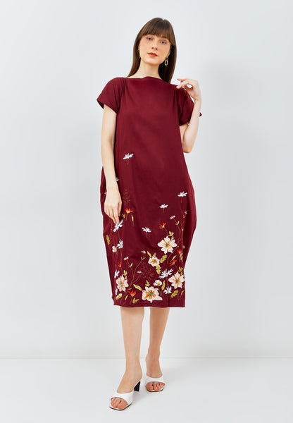 SECRET GARDEN Midi Kimono Dress