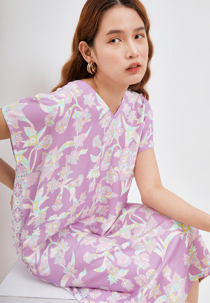 NYONYA HELLO KITTY LILAC Kimono Dress