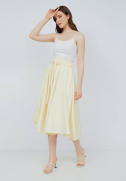 BASIC Circle Skirt Light Yellow