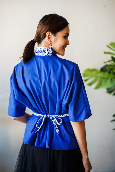 PERANAKAN BLU Kimono Cardigan