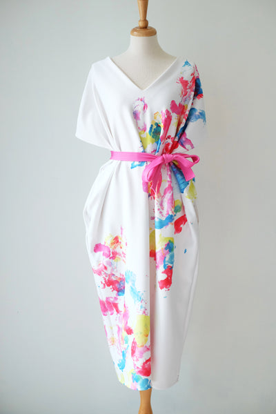 FOOTPRINTS Midi Kimono Dress