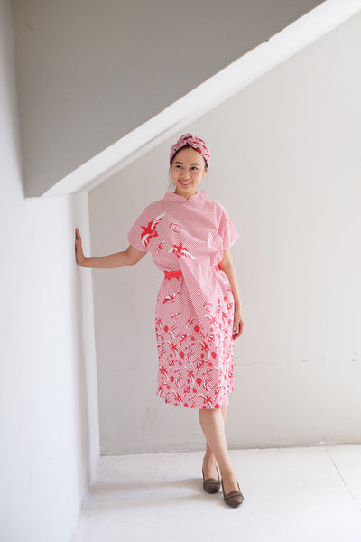 [SINGAPORE STORY] Dancing Kites Kimono Dress