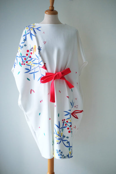 WHITE HANA Kimono Dress