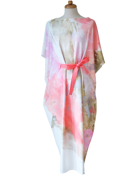 ENGLISH ROSE Midi Kimono Dress