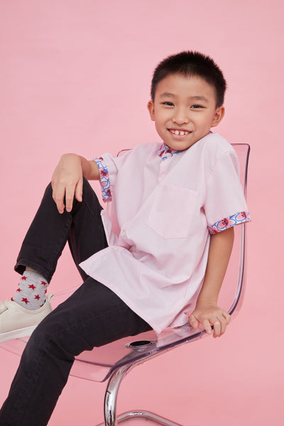 CHERRY BLOSSOM Pink Boy Shirt