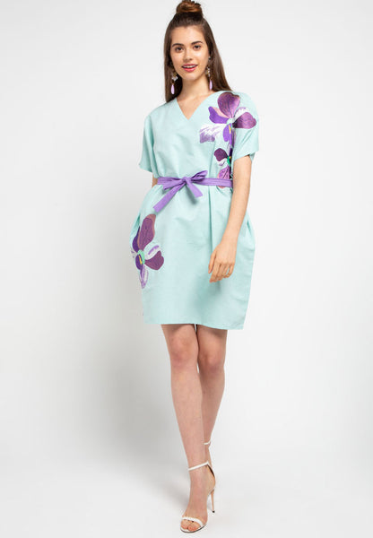 VANDA Mint Kimono Dress