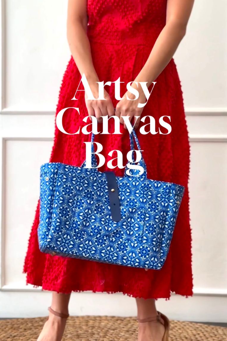 ARTSY CANVAS BAG