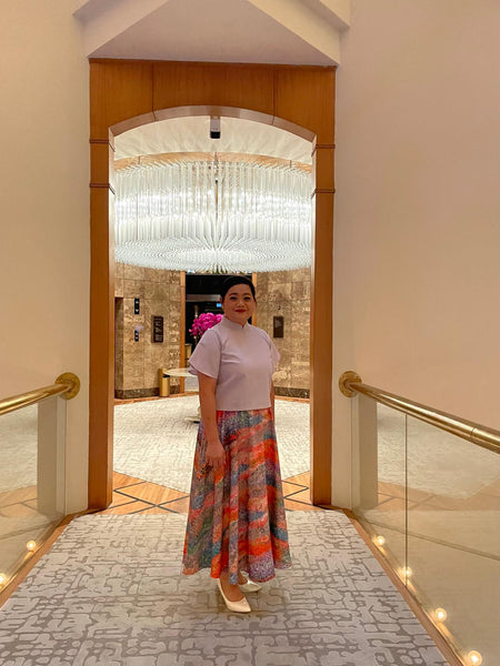 FIELDS OF FLOWER Circle Skirt