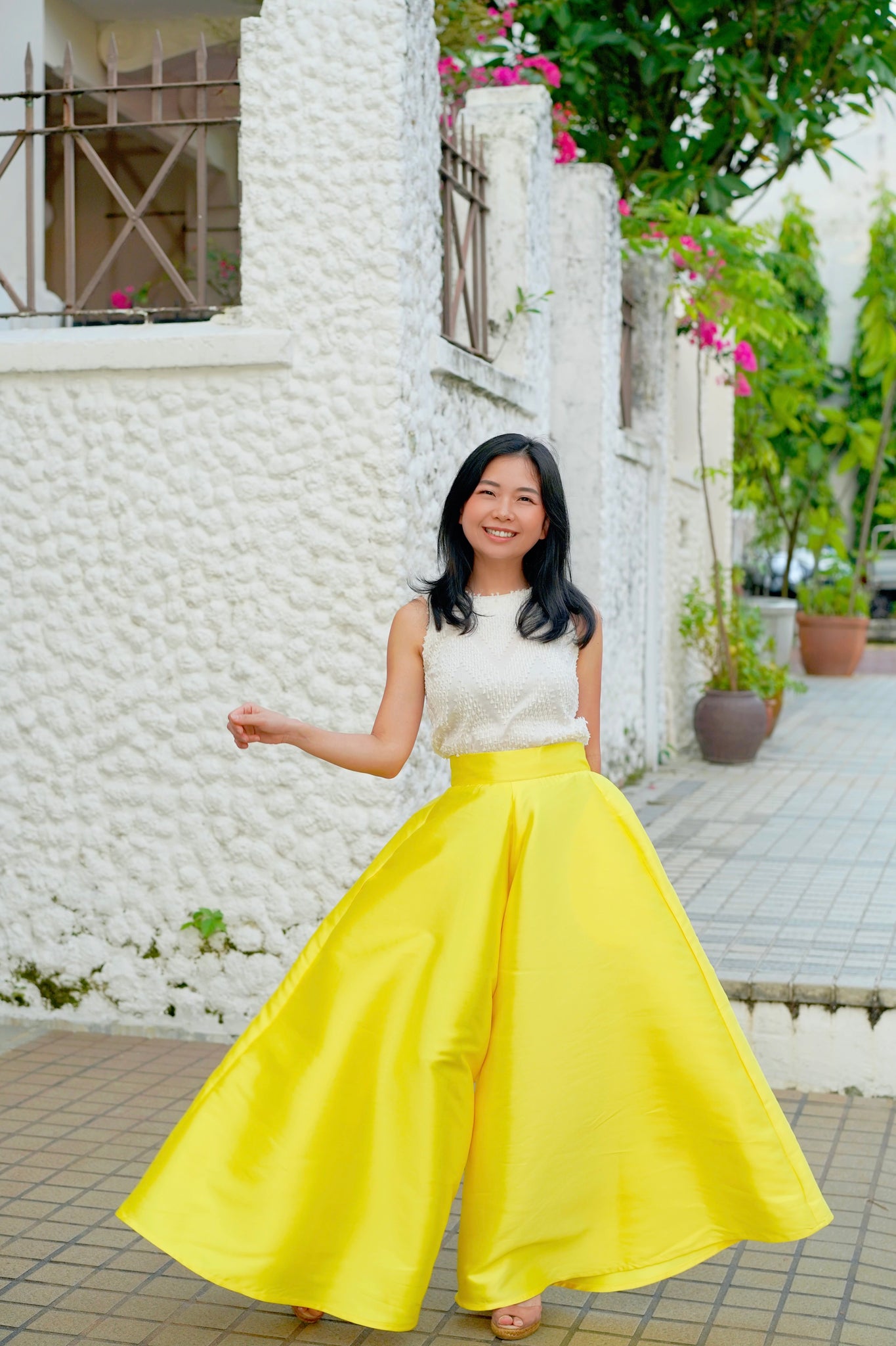 YELLOW Maxi Circle Culottes
