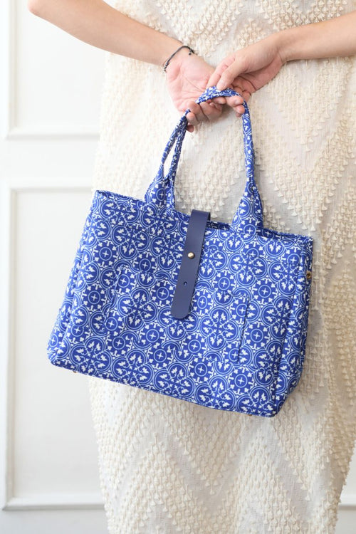 PERANAKAN BLU Canvas Bag