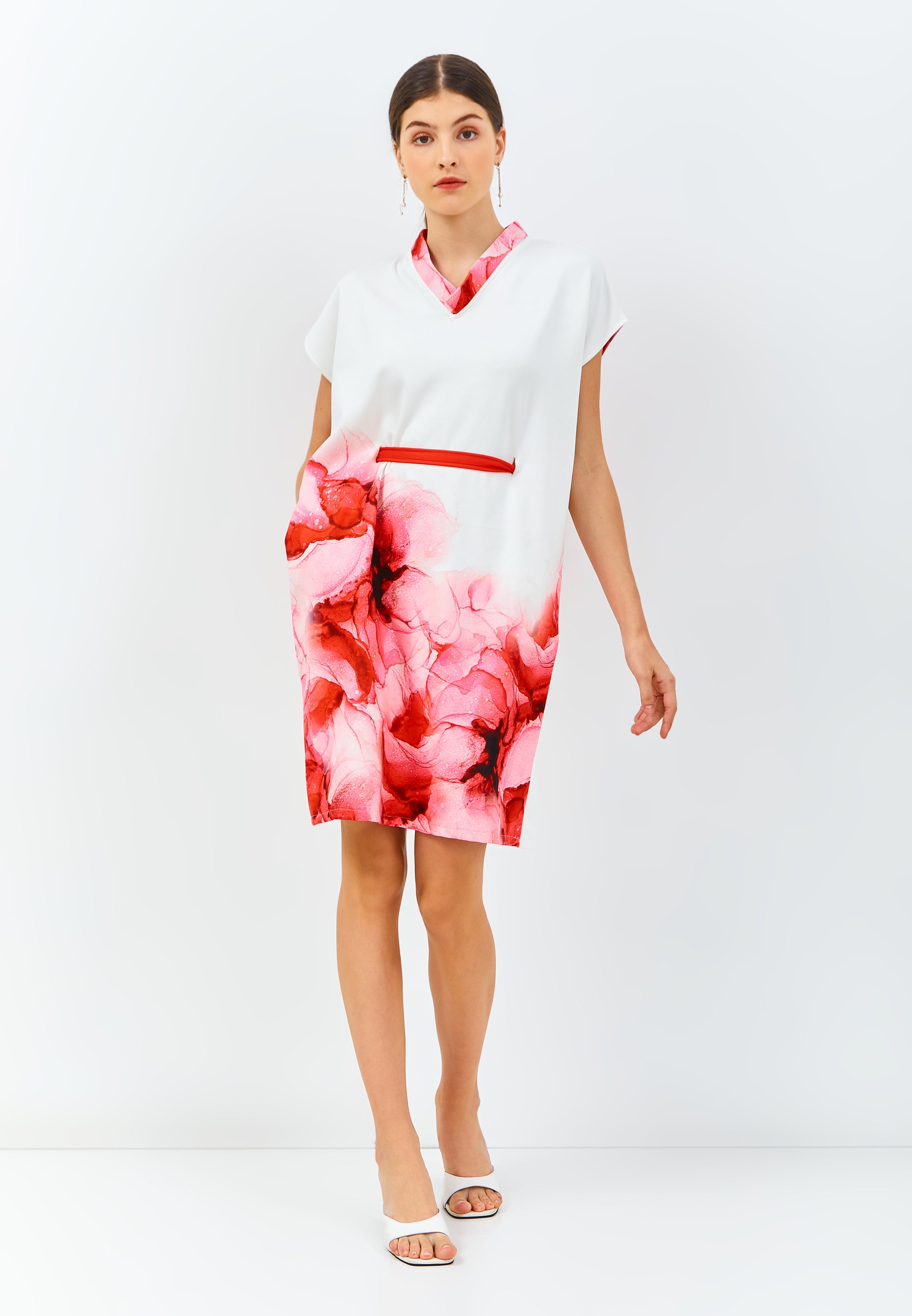 PEONIES Kimono Dress