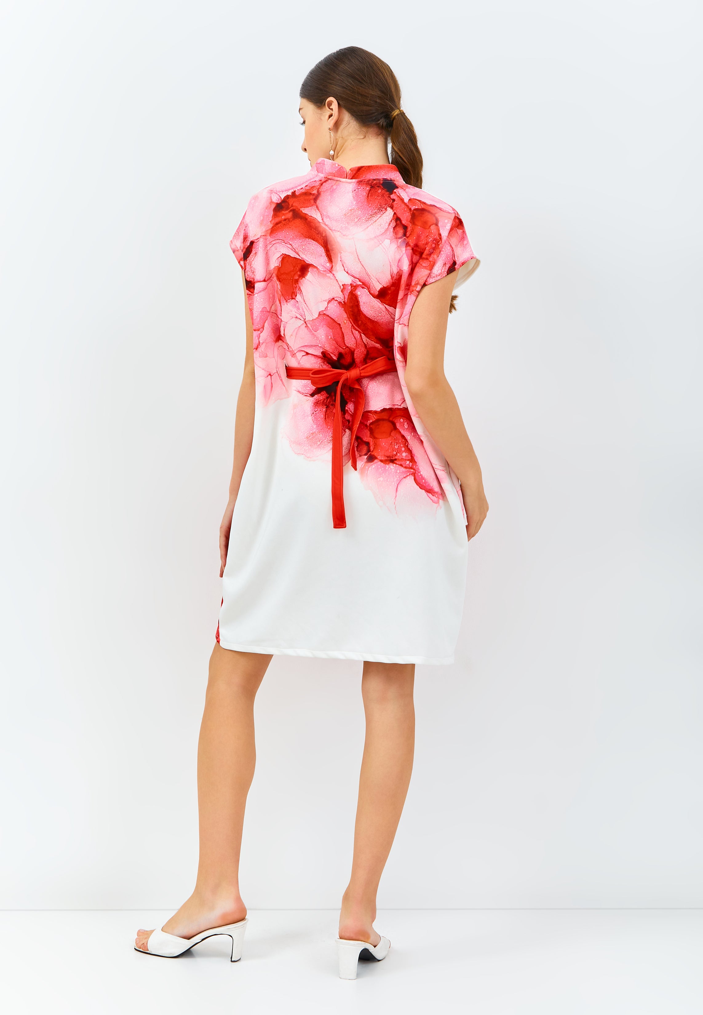 PEONIES Kimono Dress