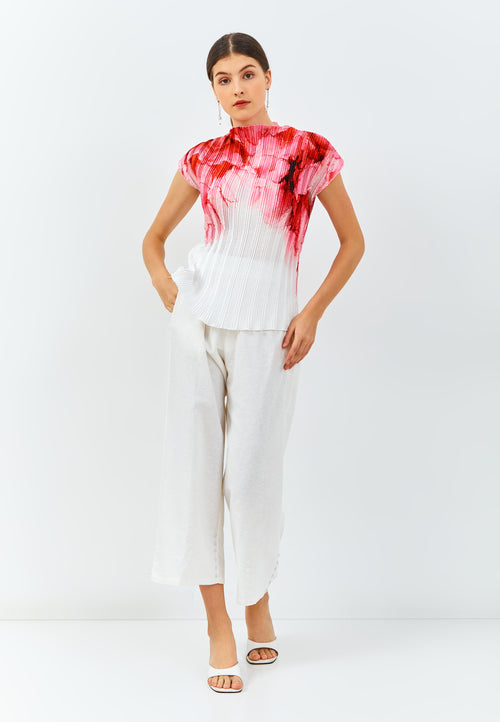 PEONIES Pleated Top