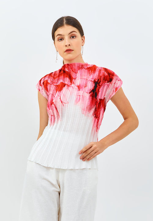 PEONIES Pleated Top