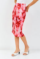 PEONIES Pleated Skirt