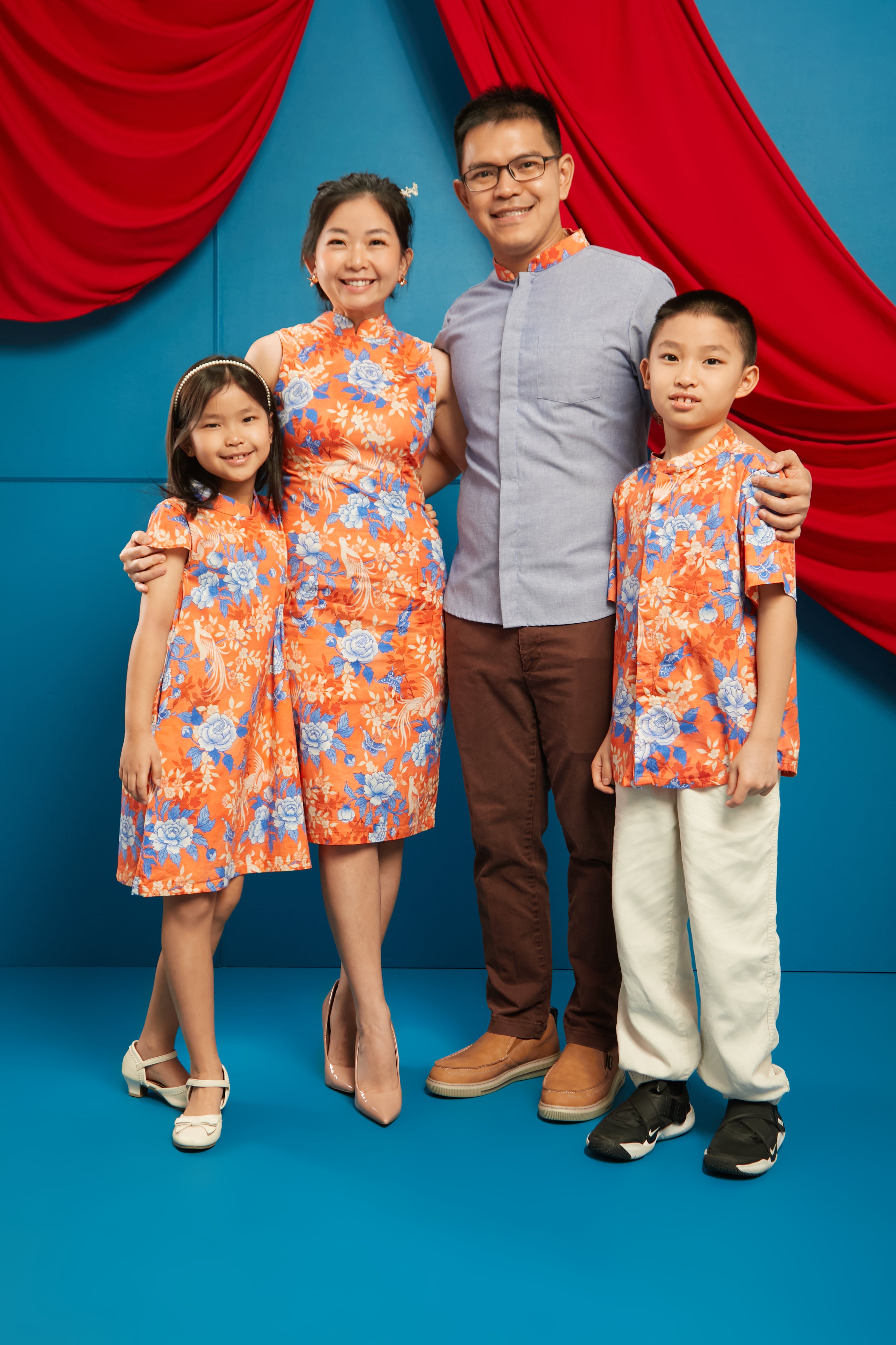 BIRDS & BUTTERFLY Cheongsam Dress