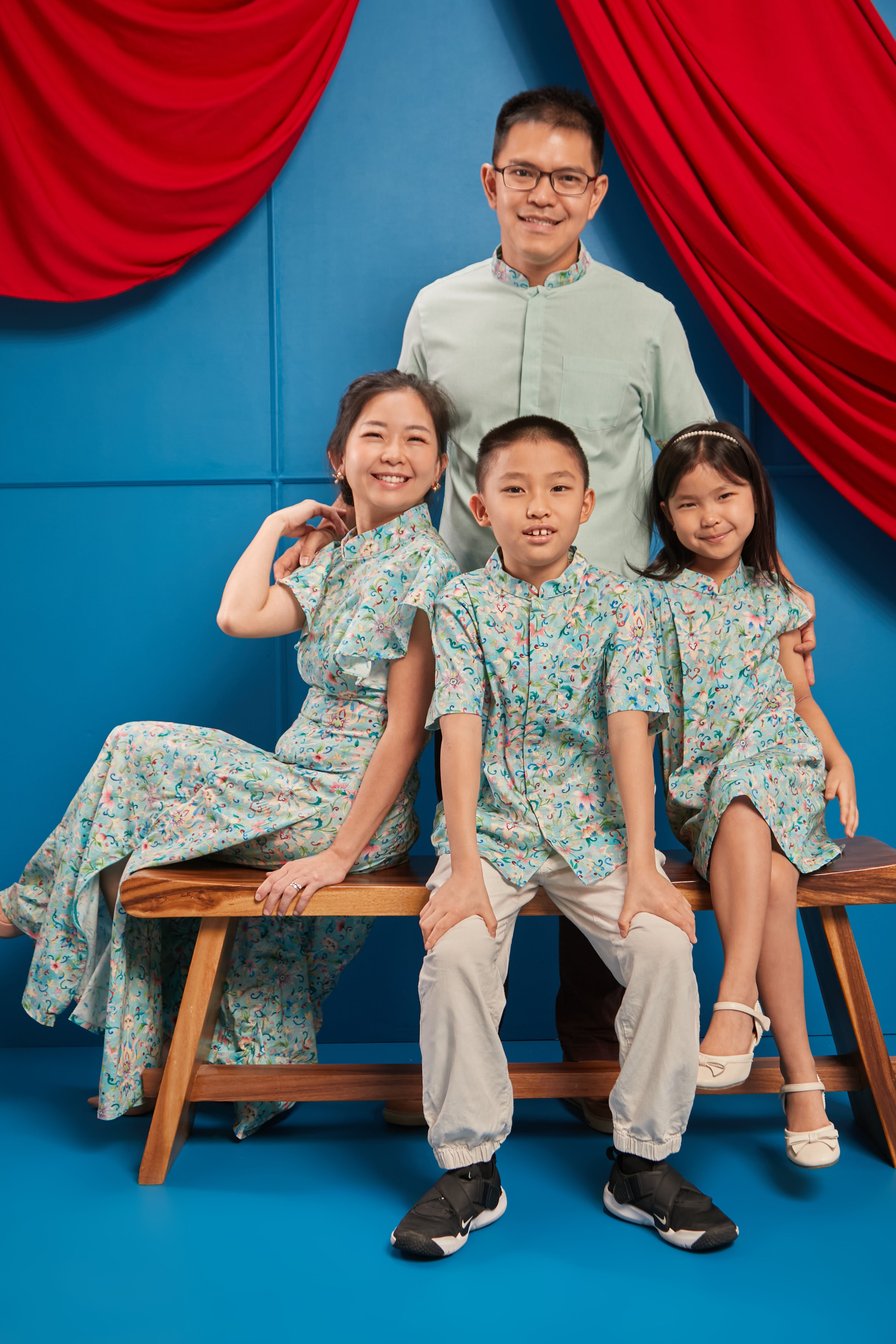 CHINESE FLORAL Boy Shirt