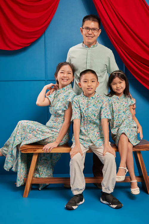CHINESE FLORAL Boy Shirt