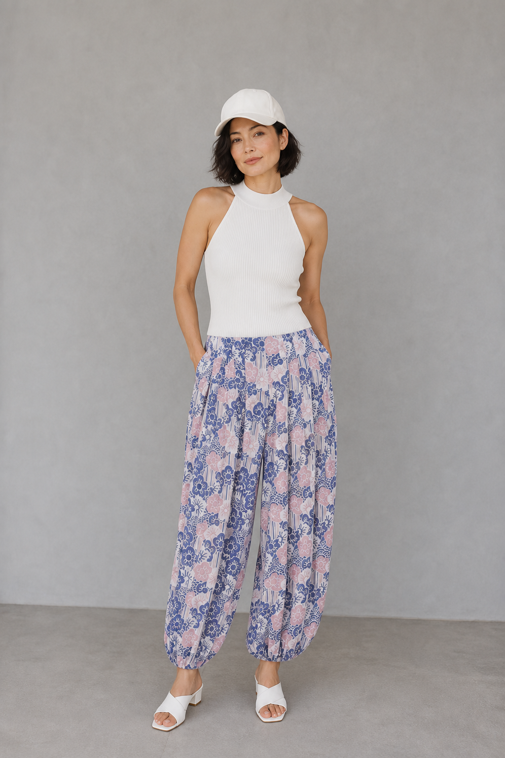 BANGKIT Blue & Pink Fourways Pants