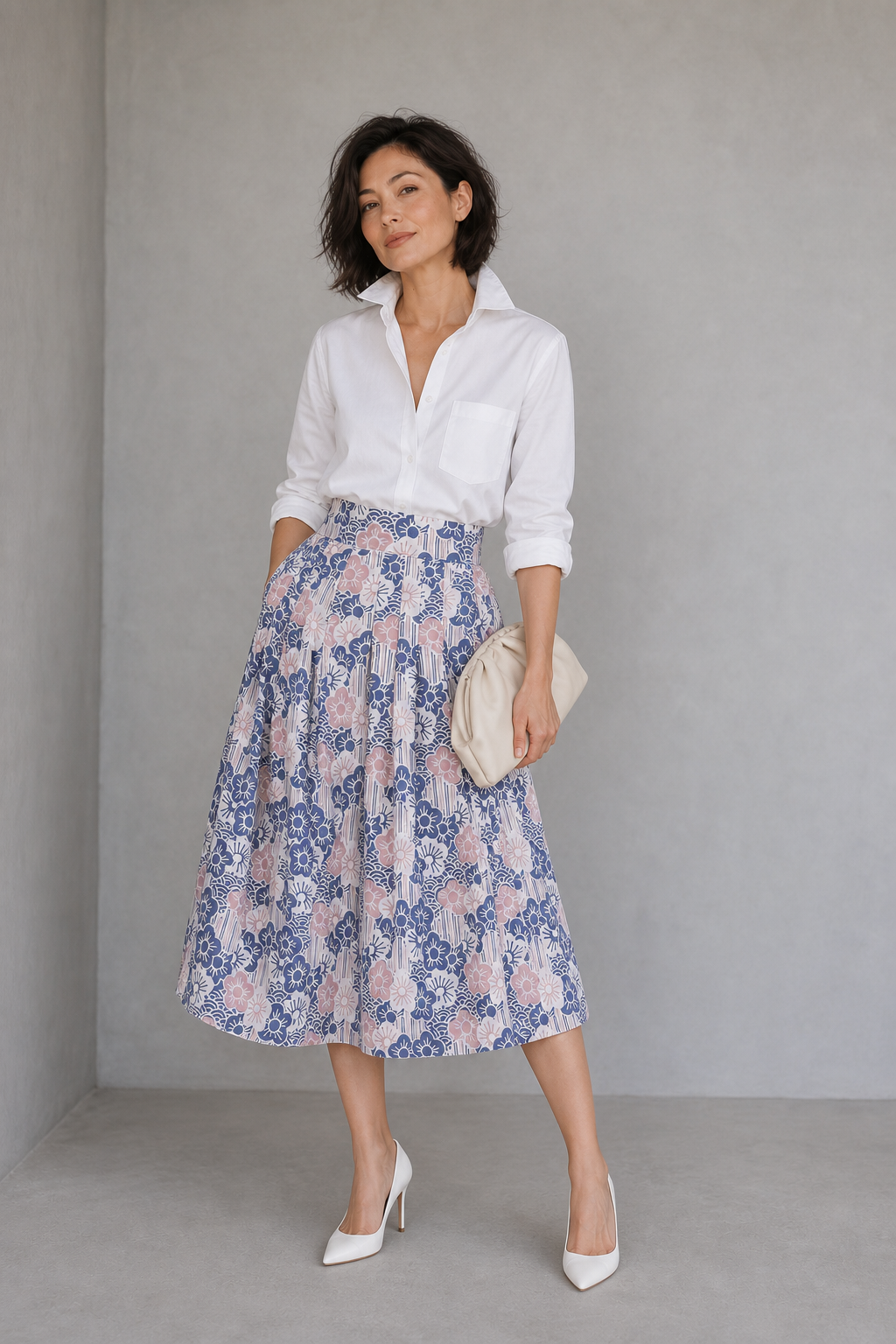 BANGKIT Blue & Pink Fourways Pants