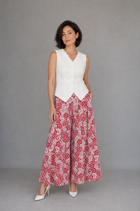 BANGKIT Red Fourways Pants