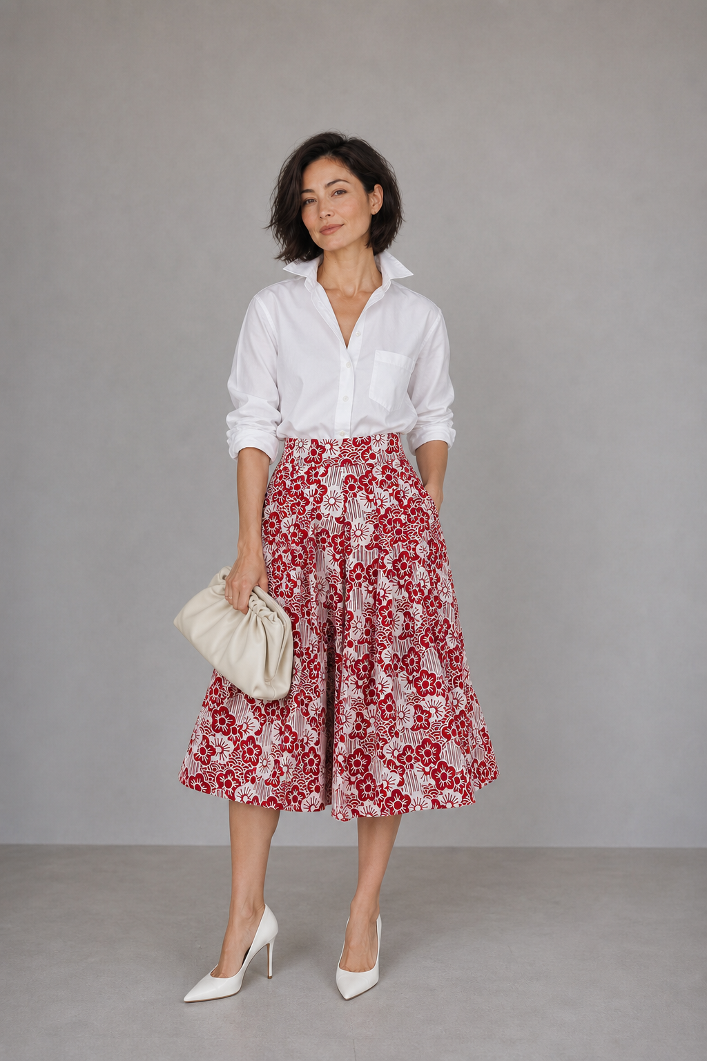 BANGKIT Red Fourways Pants