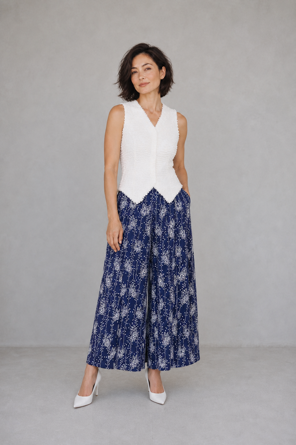 BUTTERFLY Navy Fourways Pants
