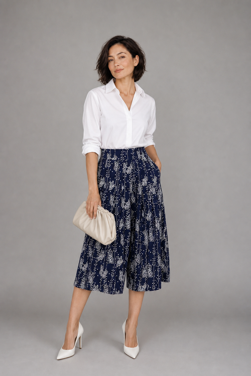 BUTTERFLY Navy Fourways Pants