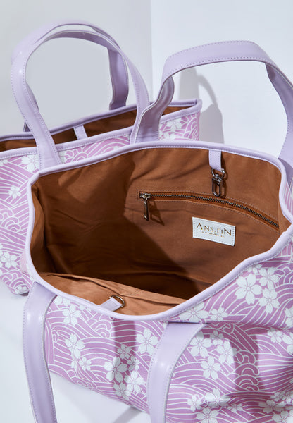 SAKURA さくら LILAC Tote Bag