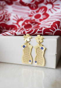 Floral Cheongsam Earrings