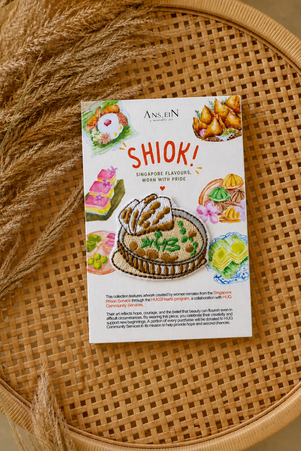 SHIOK! Embroidery Patch