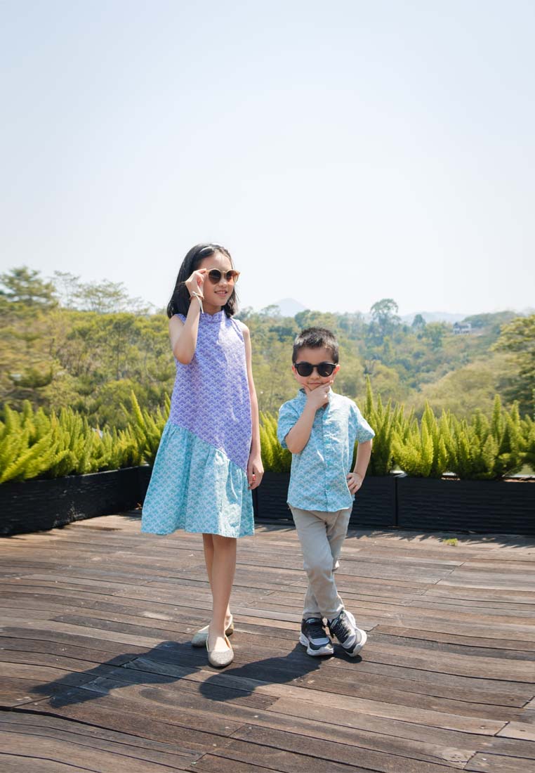 CLOUD Mint Boy Batik Shirt