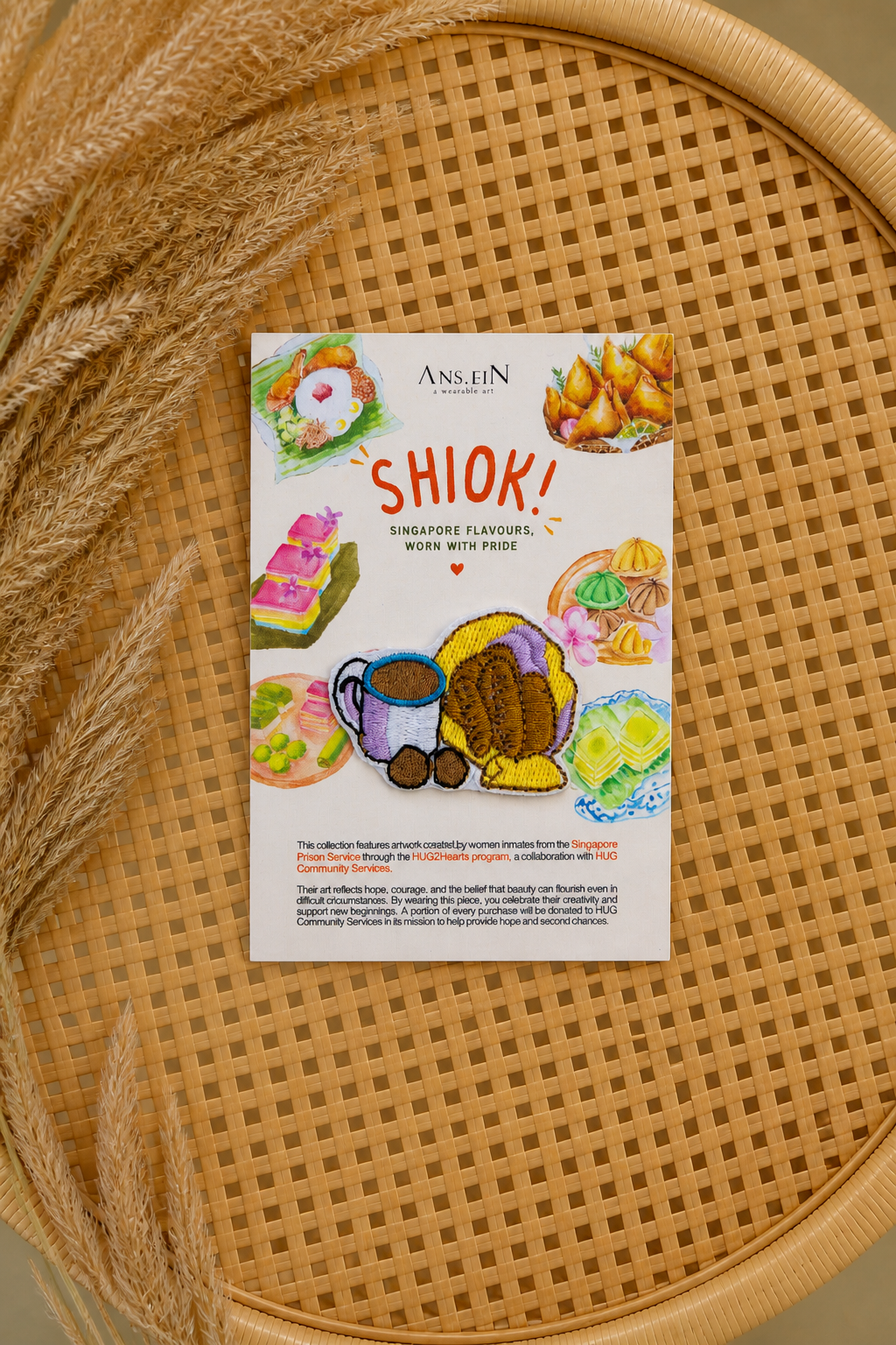 SHIOK! Embroidery Patch