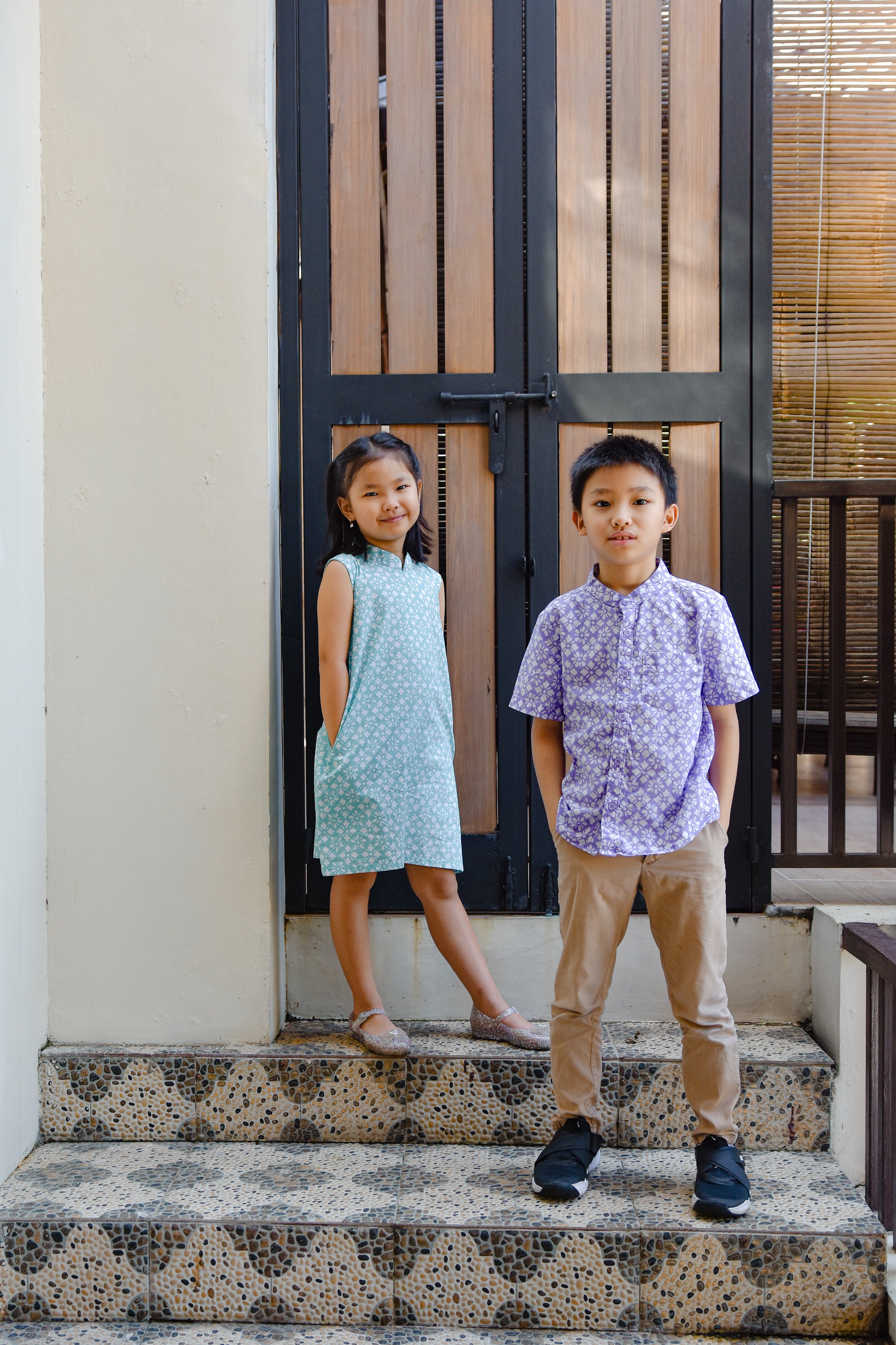 STARS Lilac Boy Batik Shirt