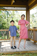 CLOUD Navy Boy Batik Shirt