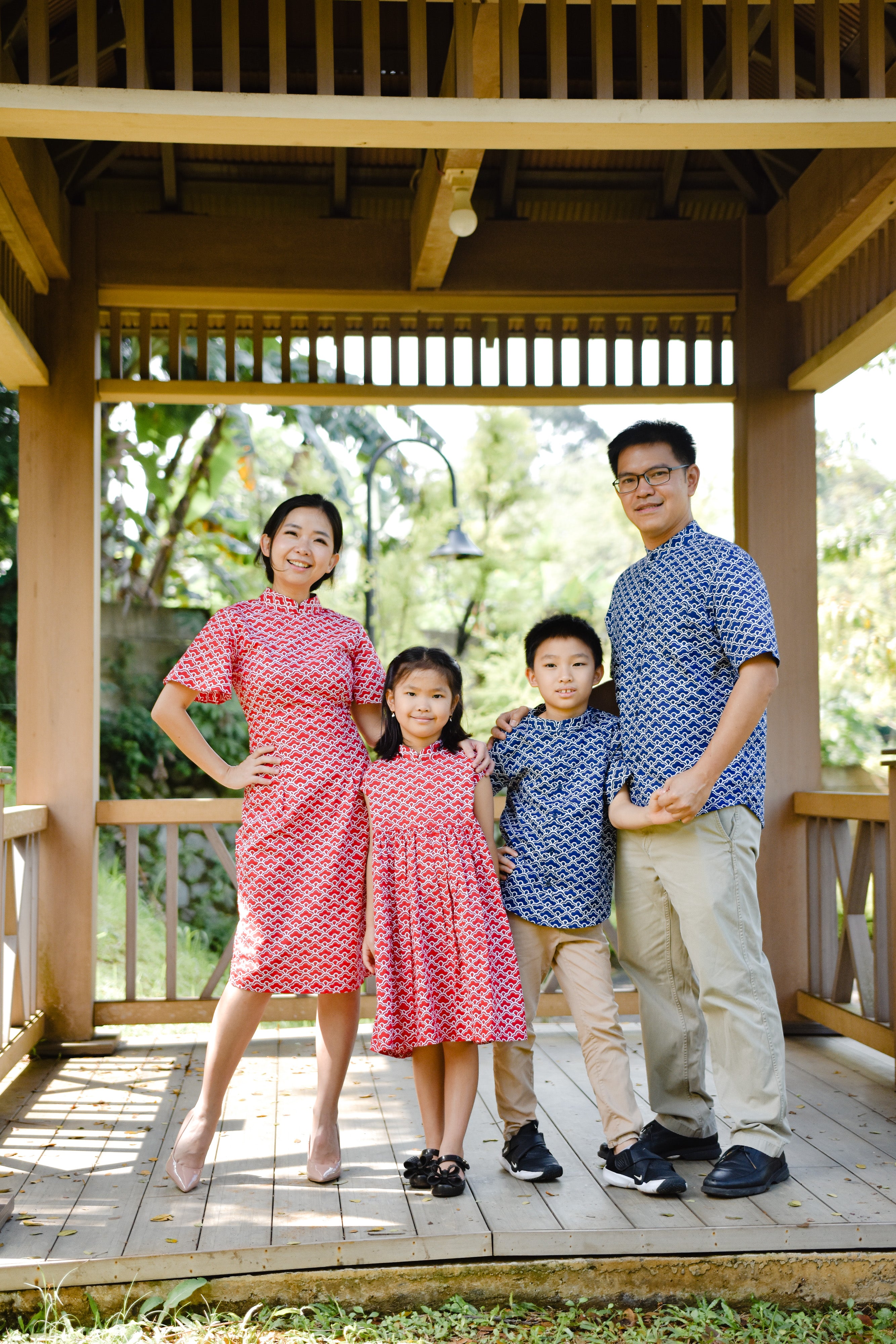 CLOUD Navy Boy Batik Shirt