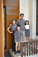 CLOUD Black Batik Sleeve Cheongsam Top
