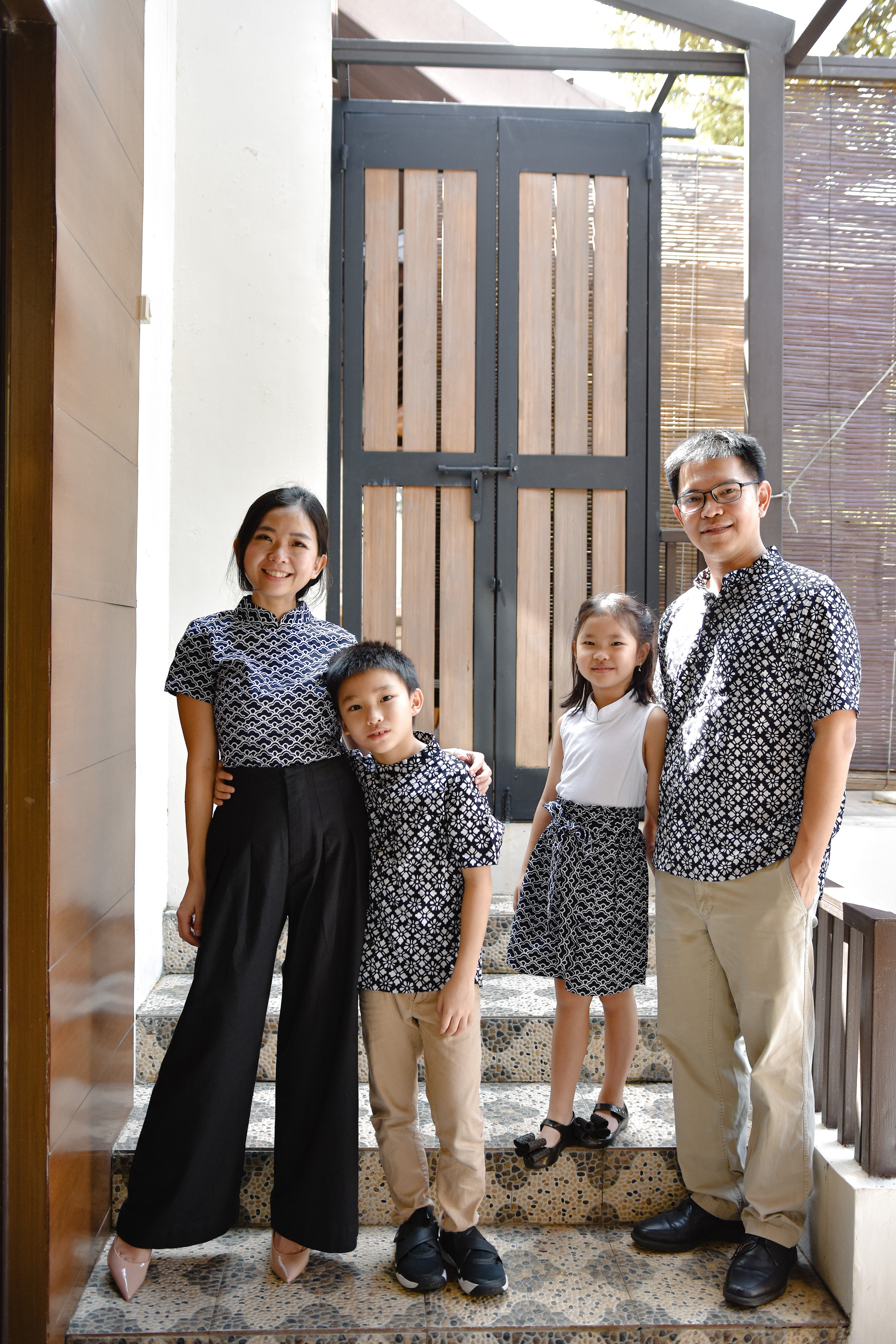STARS Black Boy Batik Shirt