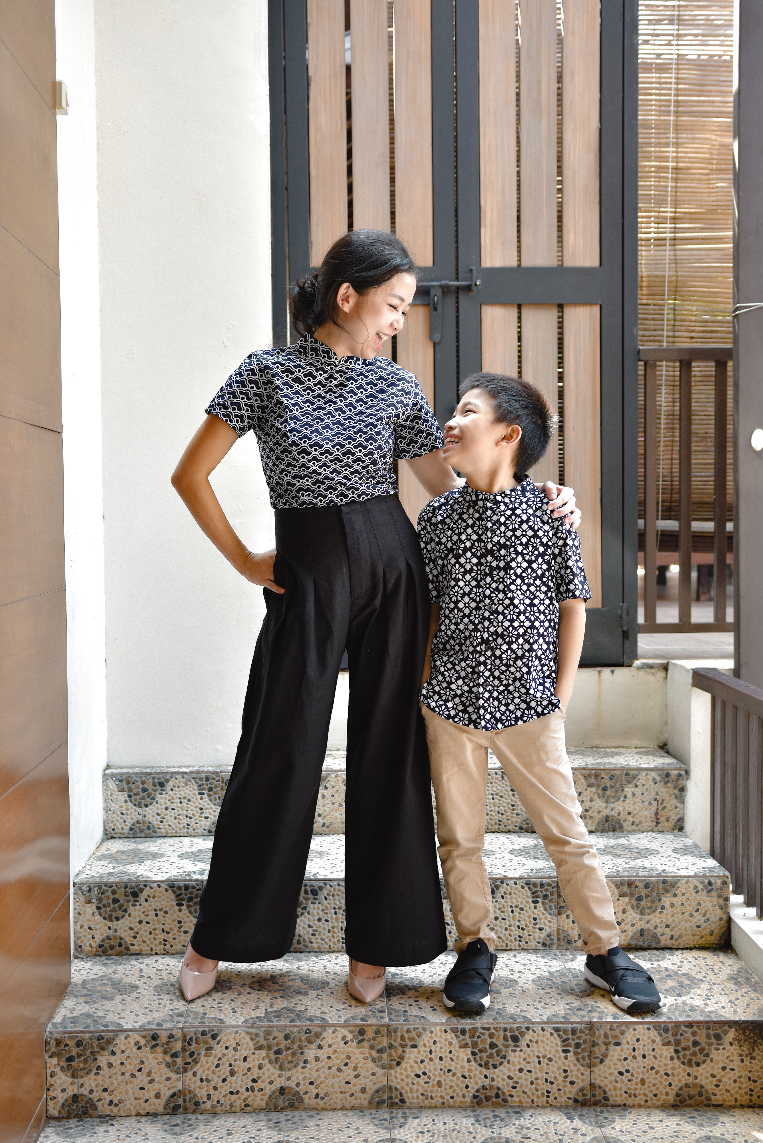 STARS Black Boy Batik Shirt