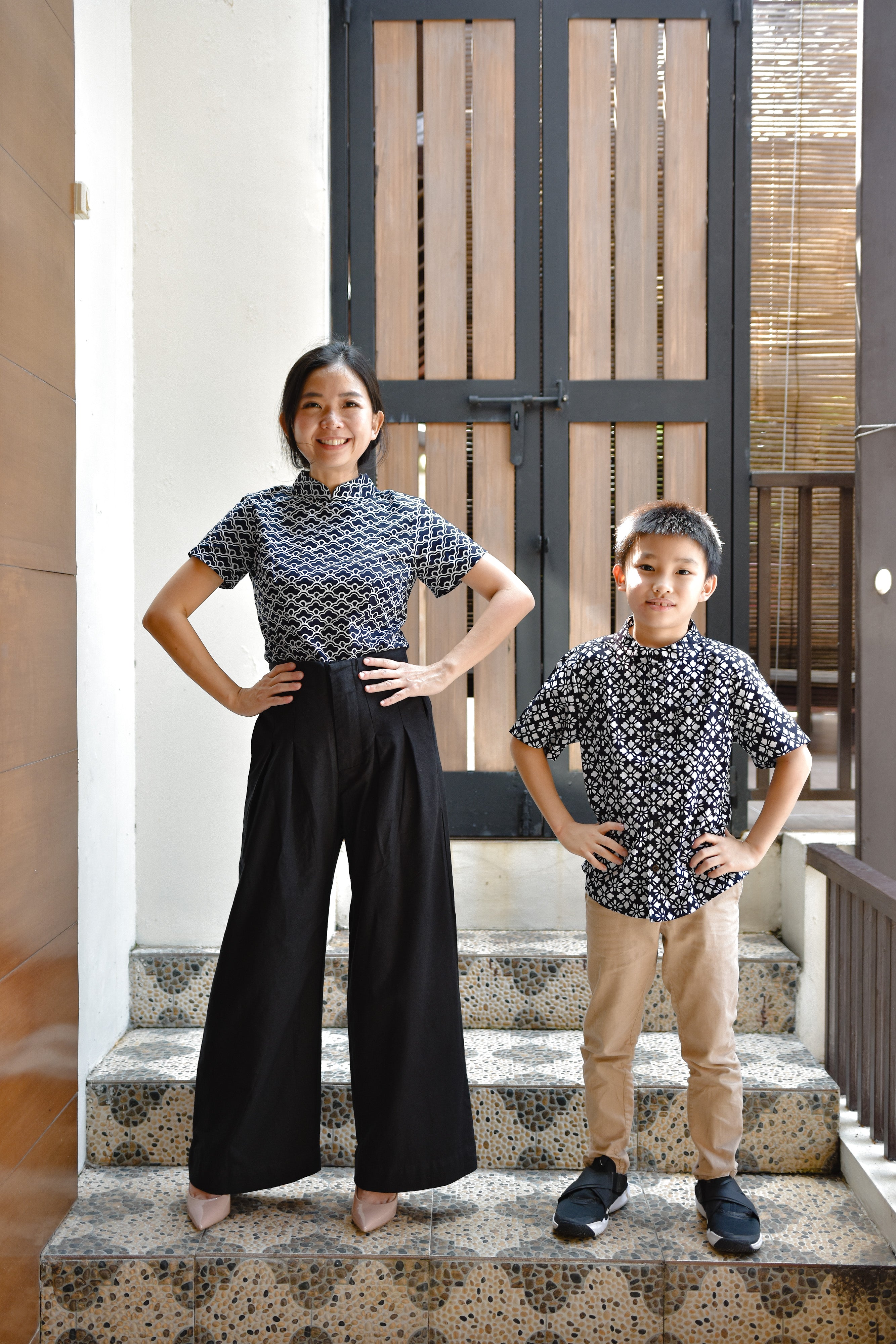 STARS Black Boy Batik Shirt