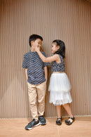 CLOUD Black Boy Batik Shirt