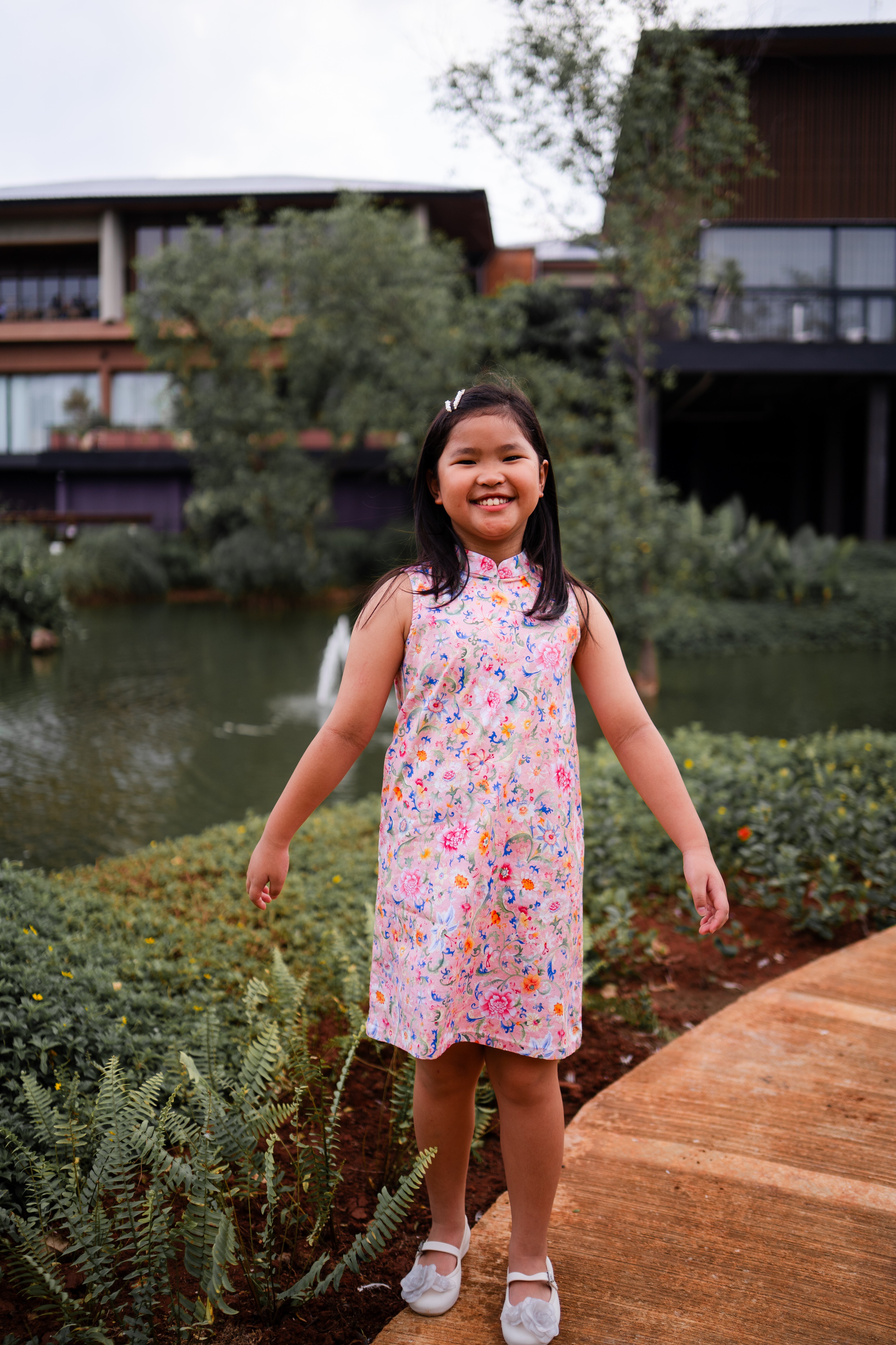 ORIENTAL SPRING Girl Cheongsam Dress