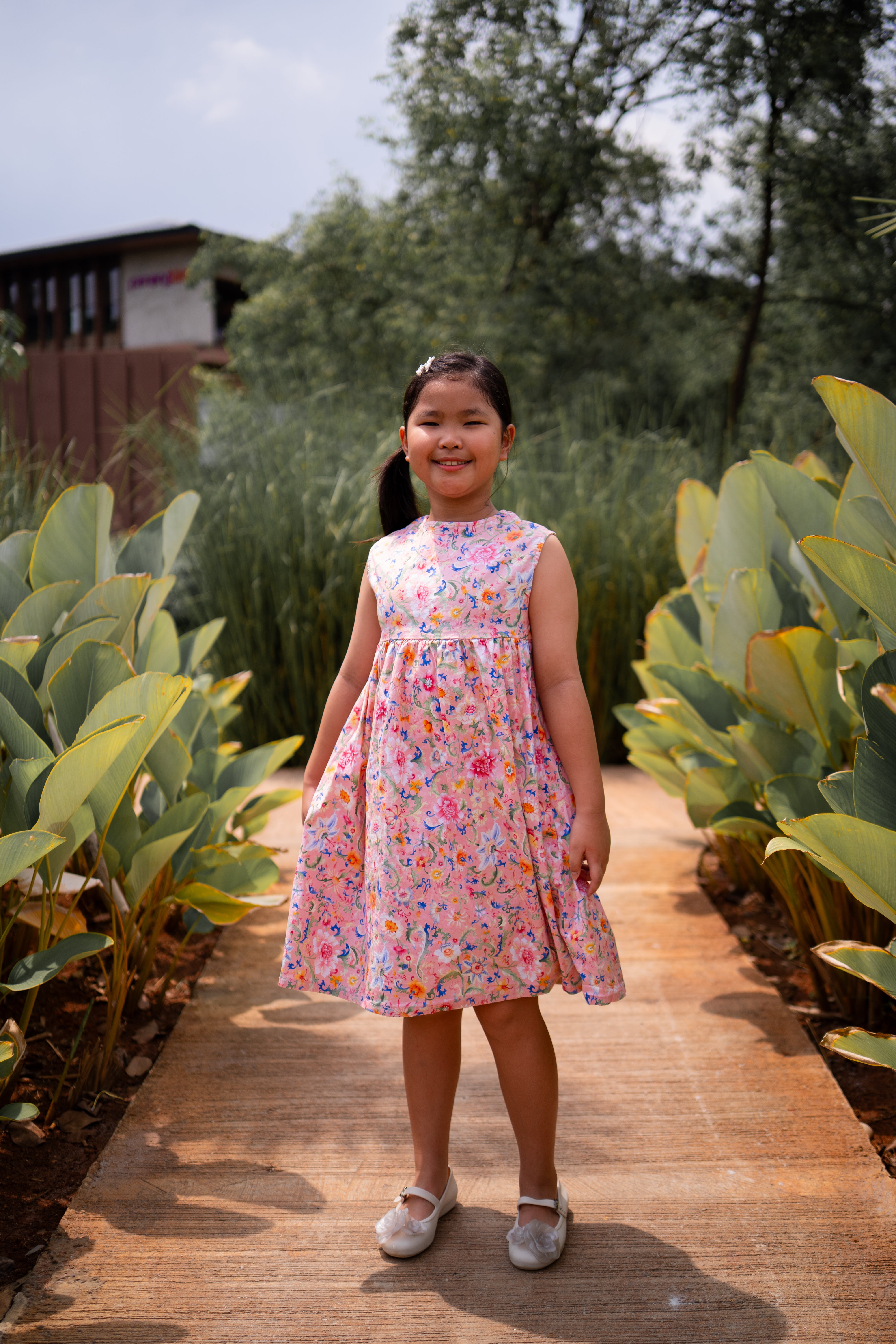 ORIENTAL SPRING Girl Baby Doll Dress