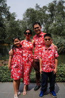 PERANAKAN PAWS Red Boy Shirt