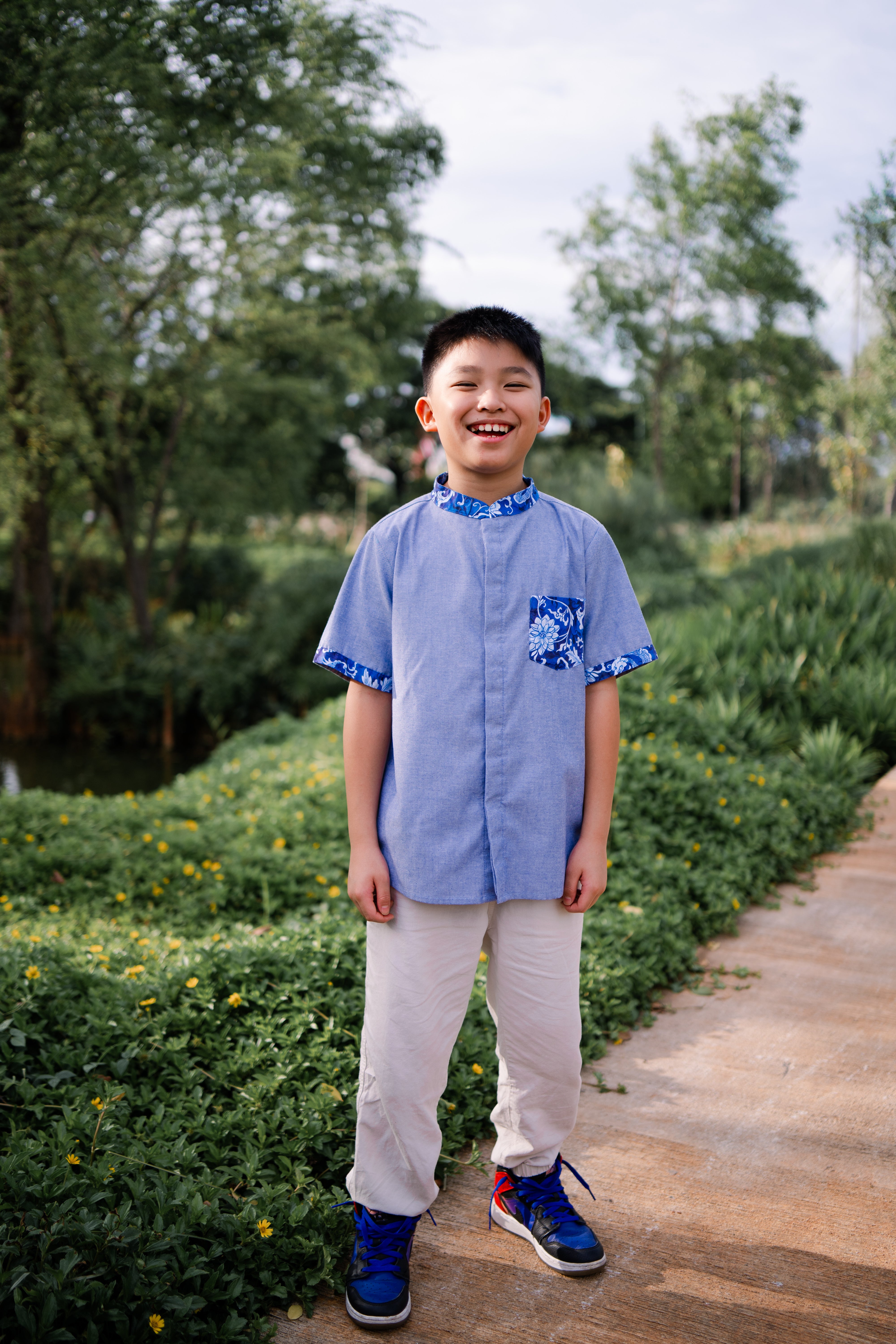 DENIM BLUE Boy Shirt