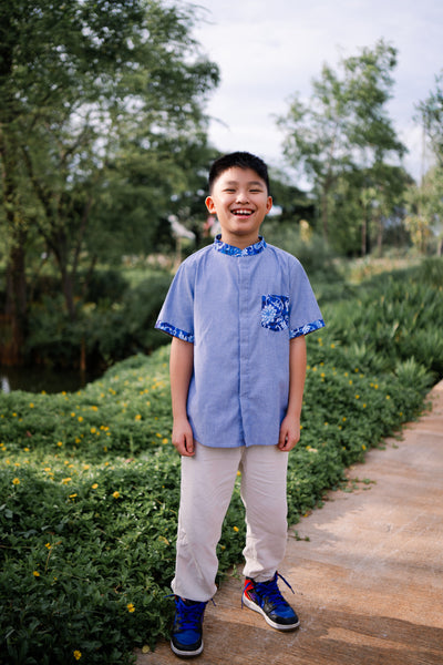 DENIM BLUE Boy Shirt