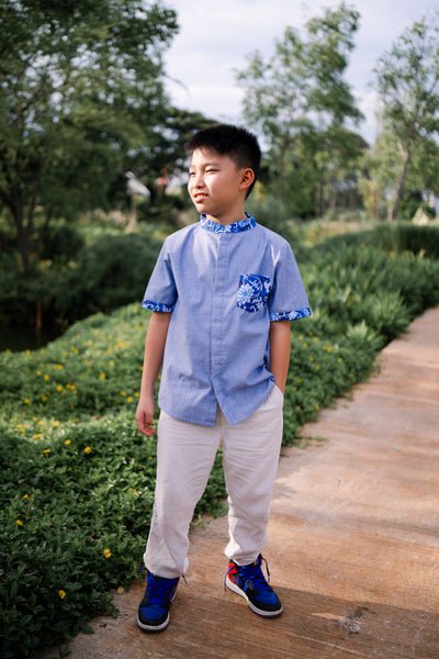 DENIM BLUE Boy Shirt