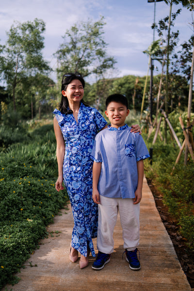 DRAGON Kebaya Flutter Dress