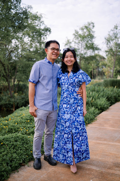 DRAGON Kebaya Flutter Dress